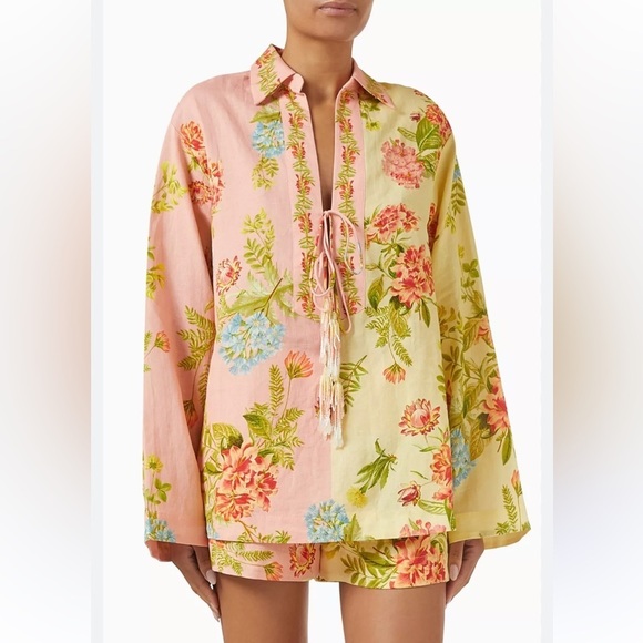 HEMANT & NANDITA Tops - NWT HEMANT & NANDITA
DHUN PEACH TOP